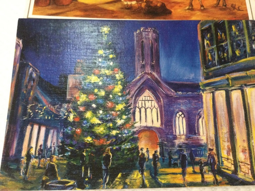 Cartões De Natal Pintores Com A Boca E Os Pés Kit 4 Cartões | MercadoLivre