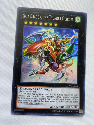 Gaia Dragon, The Thunder Charger Super Yugioh