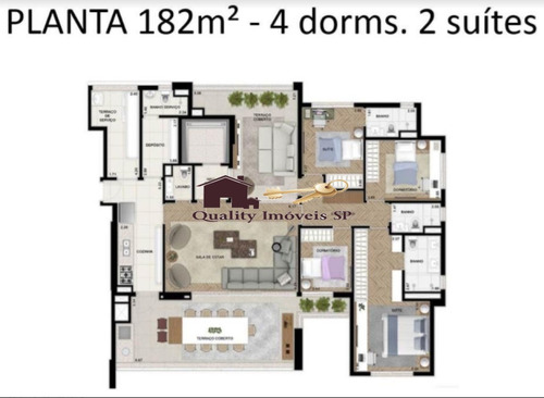 Imagem 6 de 12 de Belíssimo 04 Dorm. 02 Suítes No Coração De Moema!!! - Qy2813