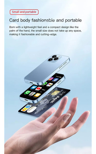 Mini Smartphone Roisevry Xs16 De 3 Pulgadas, 4g Lte,