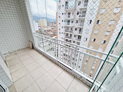 Apartamento 2 Dormitórios, Suíte, Sacada Envidraçada, Garagem, R$ 370 Mil, Em Praia Grande, Ap1390