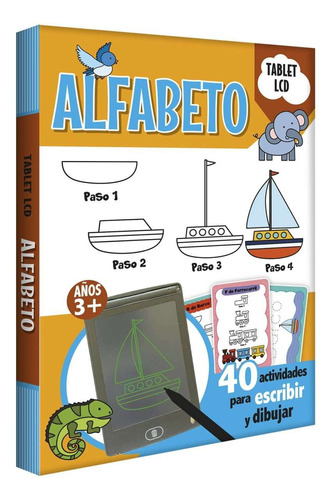 Libro Alfabeto Tablet Lcd Para Escribir Y Dibujar
