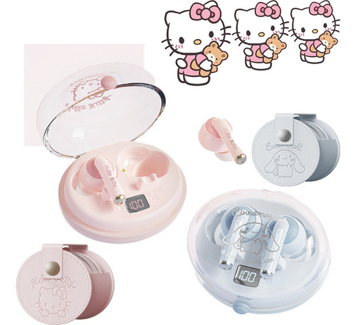 Audífonos Bluetooth Tws Hello Kitty Para Jugador- Headphones