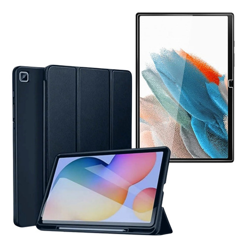 Estuche Smart Case + Vidrio Templado Para Tablet