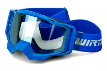Comprar Antiparras Wirtz Element Moto Cross Atv Mtb Blue Espejado