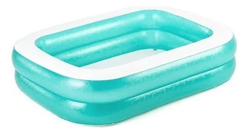 Alberca Inflable Rectangular 450 L Para 3 Niños 201 X 150 Cm