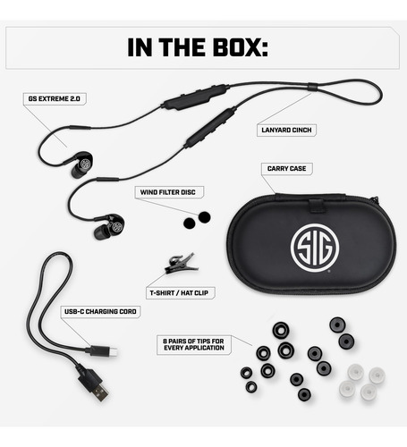 Axil X Sig Sauer Gs Extreme 2.0 - Auriculares Bluetooth Para