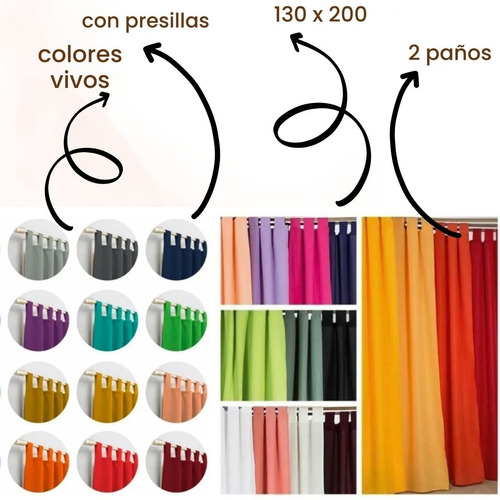 Imagen 3 de 8 de Juego De Cortina Tropical Mecanico C/presillas 150x210 !!