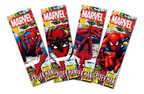 Separadores De Libro Comic Marvel Spider Man Imprimibles 