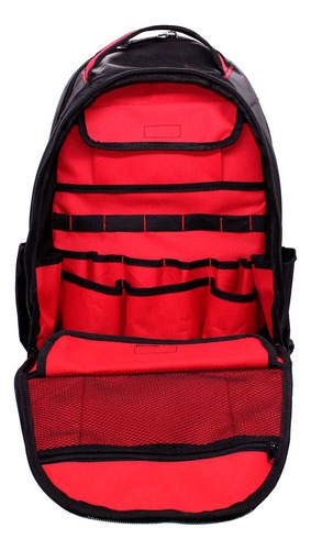 Mochila Porta Herramientas Alto Rendimiento Maple Tools Color Negro