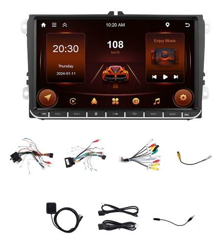 Radio Carplay Android 13, 2 Din, 5, 6 B6, Multi, 2 G+64 G