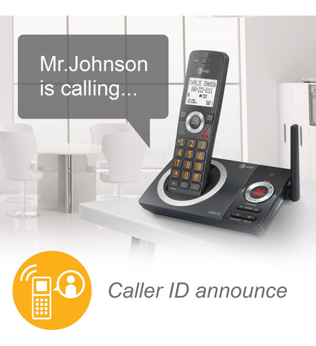 Teléfono Inalámbrico At&t Cl82319 Dect 6.0 3 Auriculares Con