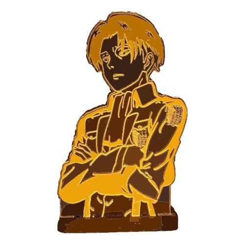 Lampara Led Simil 3d Anime Attack On Titan Levi Ackerman