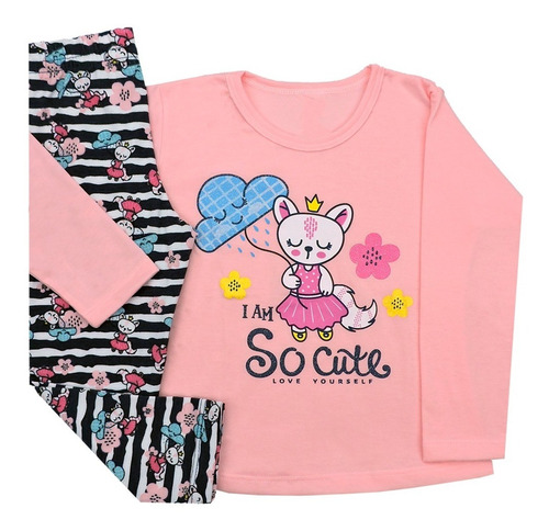 Imagem 4 de 6 de Kit 3 Conjunto Infantil Meia Estação Roupa Menina Oferta