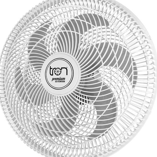 Ventilador De Parede Tron Premium 50cm Branco / Prata 220v