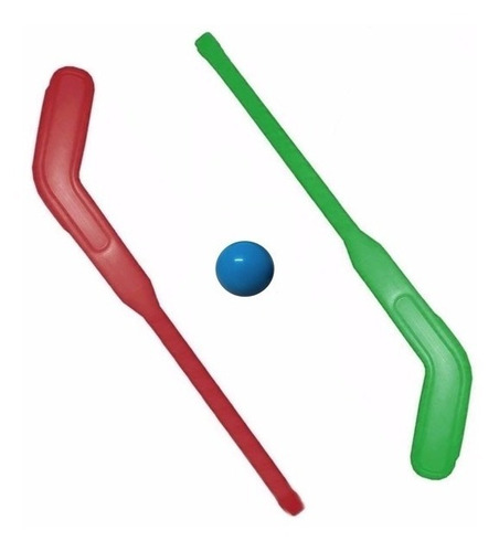 Juego Hockey Iniciacion Pvc Palos Y Bocha Serabot - Gymtonic