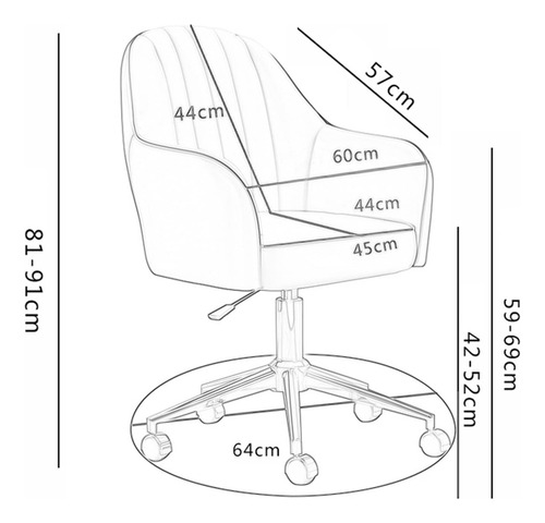 Ipsu Silla De Escritorio Ergonómica Para El Hogar Sillas De