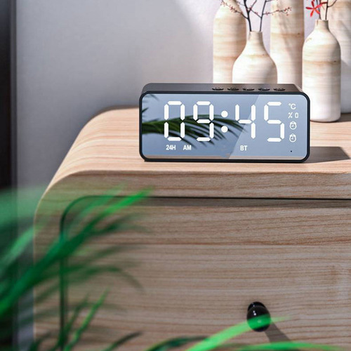Reloj Despertador Digital Con Altavoz Para Hogar