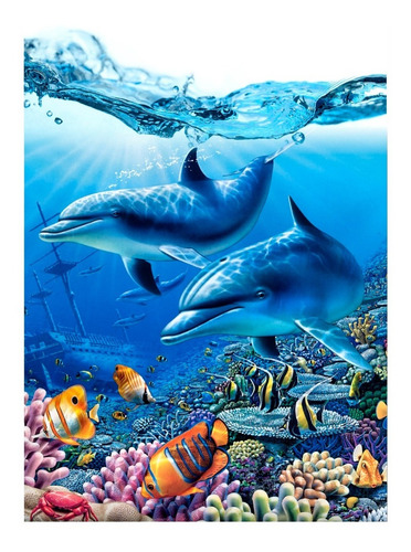 Adesivo Transparente Para Box Golfinhos M²