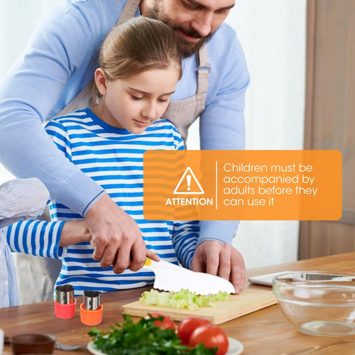 Aieve Juego De Cuchillos Para Niños Para Cocina Real, Juego