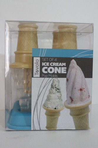 Conos Para Hacer Helados Molde Empaque De 4 Bpa