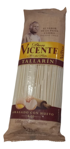 Fideos Don Vicente Tallarín 500 Gr X 2 Unidades