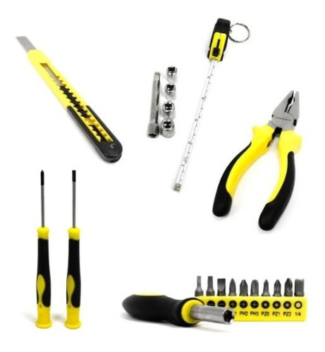 Imagem 5 de 6 de Kit Maleta Ferramentas Manuais Hammer 21 Pçs