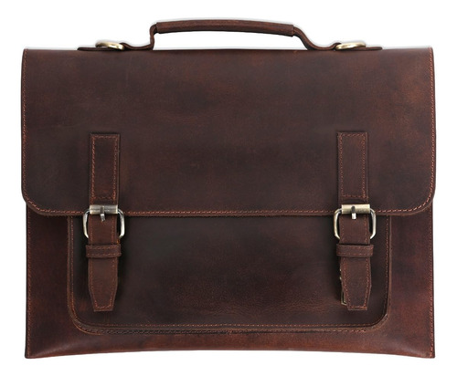 Leatherganic - Bolsa De Piel Auténtica Para Computadora Port