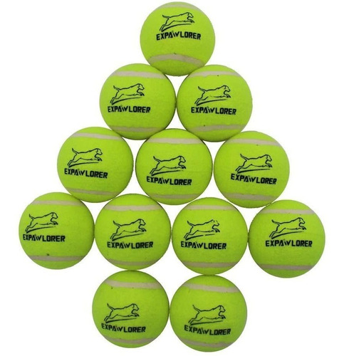 Perro Squeaky Pelotas De Tenis Para Perros Set De 12 para M