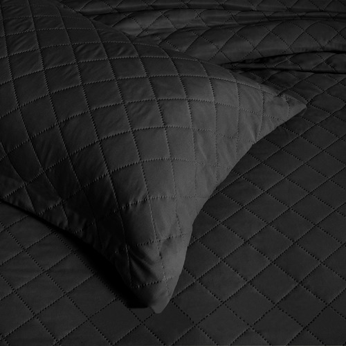 Fundas Para Almohada Modelo Holandesa Incluye 3 Piezas Color Negro