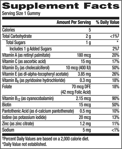 Kids multigummies Americano 150 Gomitas Vitaminas Para Niños #1 * Sabor Frutas Pfizer