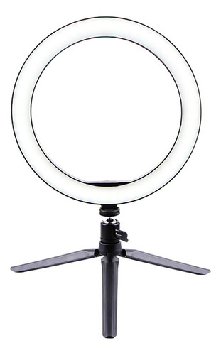 Lámpara De Escritorio Ring Light Led Regulable De 10 Pulgada