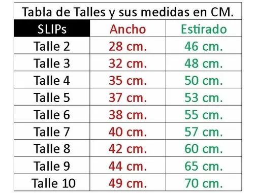 Slip Hombre Algodón x Docena.(talles:2 al 6)