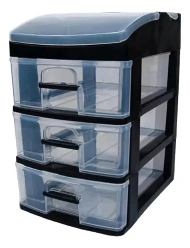 Cajonera de plastico 3 niveles hotsell