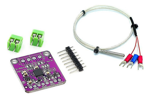 Modulo Max31865 + Pt100 0.5 Mts Spi Alta Precision