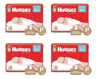 Pañales Huggies Supreme Care Talle P 30 unidades X 4 Pack