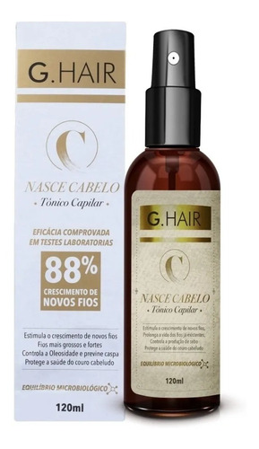 G.hair Nasce Cabelo Tonico Capilar 120ml