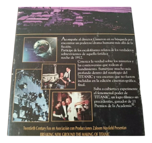 Titanic Película Vhs (the Making Of ) Como Se Realizo (Usado)