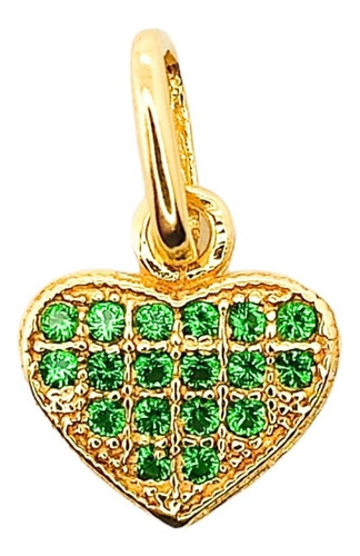 Imagen 1 de 2 de Dije Corazón Oro Italiano 18k Ley 750