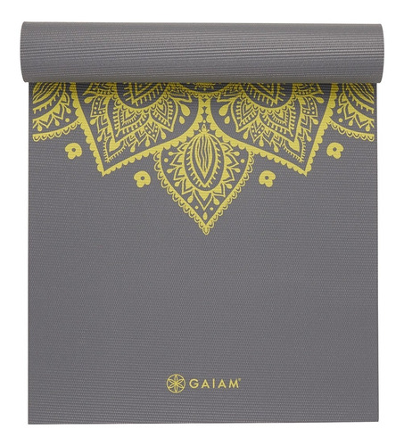 Mat De Yoga 5mm / Citron Reversible / Gaiam / Usa / Eco