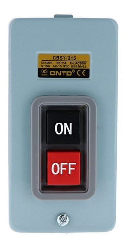 Imagen 1 de 4 de Cbsy-315 Cntd Interruptor Tipo Botonera Empotable 3p 15amp