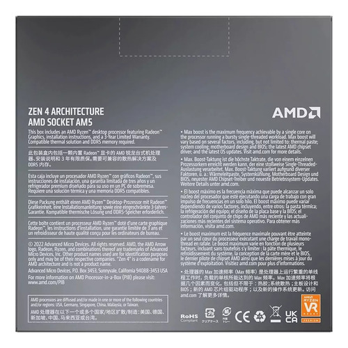 Procesador Amd Ryzen 7 7700x Am5