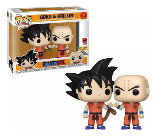  Goku Y Krillin Funko Pop Dragon Ball Z 2pack Exclusivo