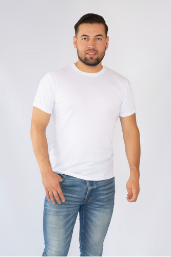 T-shirt Acanalada Cuelloo Poliester 65% - Algodon 35% Unidad