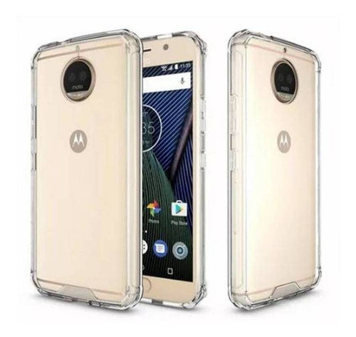 Capinha Silicone Transparente Antichoque Moto G5s Xt1792