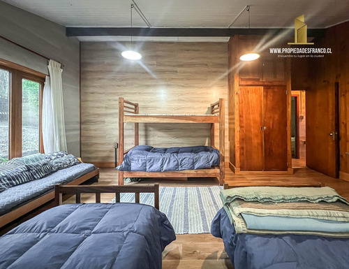Imagen 10 de 30 de Pucón. Venta Casa 3d 4b Conexión Directa Lago Villarrica