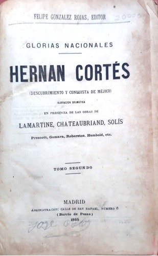 Hernán Cortés Descubrimiento Y Conquista De México T Ii #