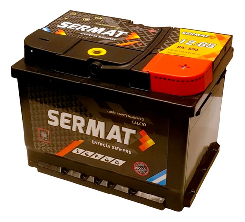 Bateria Sermat 12x65 Amp 24x17x17 Cm