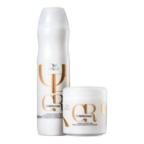 Kit Oil Reflections Shampoo 250ml E Máscara 150ml - Wella