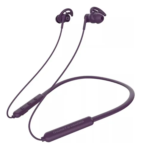 Auricular Deportivo In Ear Sport Agarre Thonetvander Vr100 Violeta
